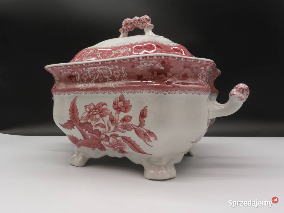 Antyczna Waza SPODE Pink Camilla Vintage England Raszków