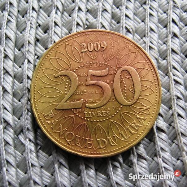 Liban 250 Livrów 2009r Kalisz