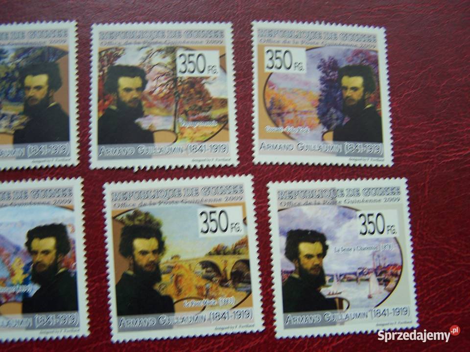 Gwinea 2009 MNH Sztuka Malarstwo A Guillaumin Tychy sprzedam