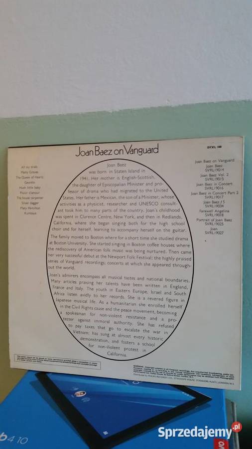 LP Joan Baez on Vanguard SVXL100 1969 Puławy