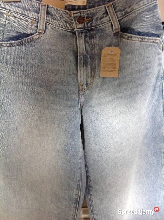 Spodnie Jeans Damskie Levis 94 Baggy Wide Leg Spodnie Nowa Sól sprzedam
