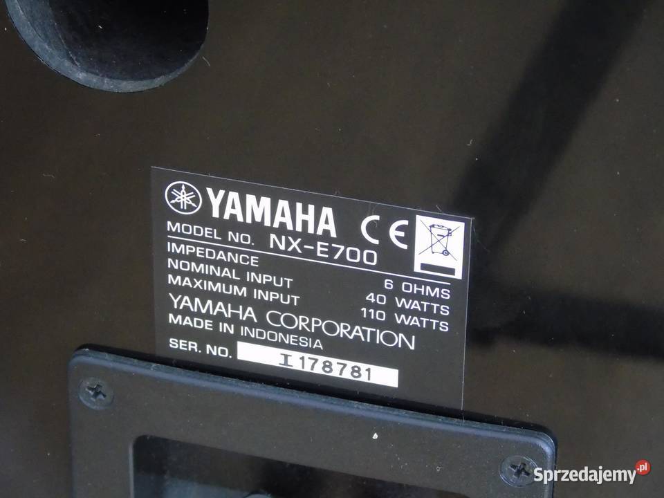 Kolumny Yamaha NXE700 ładne i sprawne WYSYŁKA podkarpackie Jasło