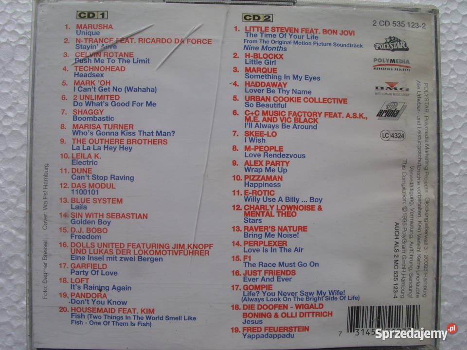 Skladanka CD THE JUST BEST VOL6 2 CD 1995 Wołów sprzedam