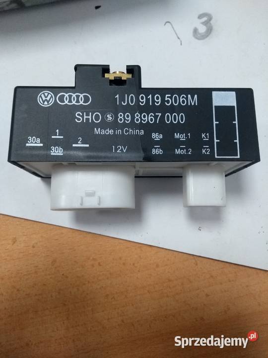 STEROWNIK WENTYLATORÓW AUDI SKODA VW 1J0919506M Układ elektryczny podkarpackie Pilzno