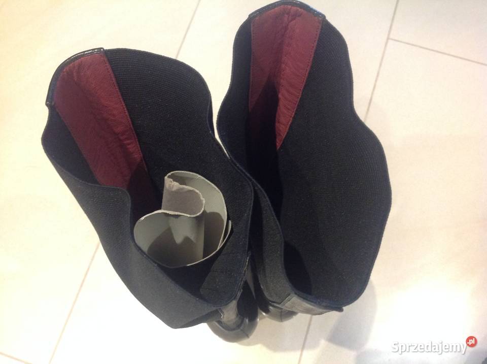 Włoskie Kozaki Damskie Skórzane r 36 skóra Nowa Sól