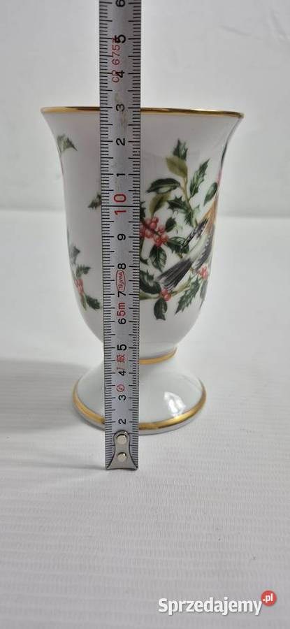 Porcelanowy Kielich Wazonik Kolekcja Oiseaux Biłgoraj