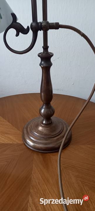 Mosiężna lampa z ruchomym ramieniem dostawa Skierniewice