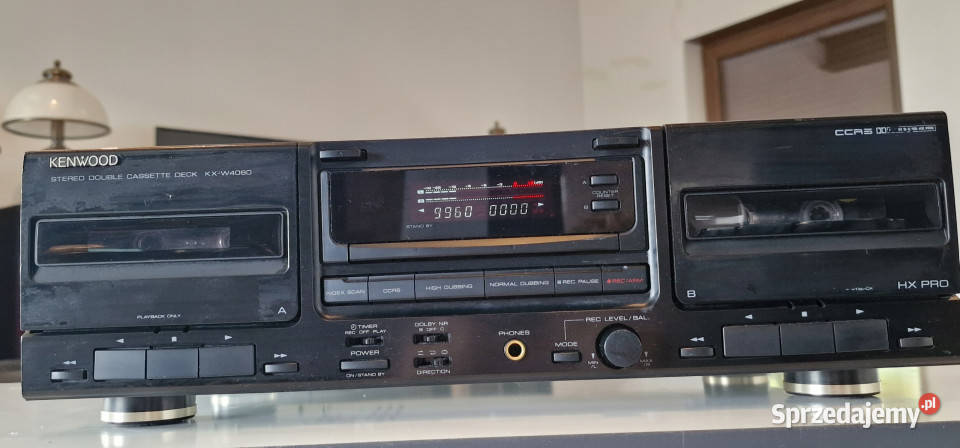 Magnetofon catette deck Kenwood KX W 4060 Międzychód