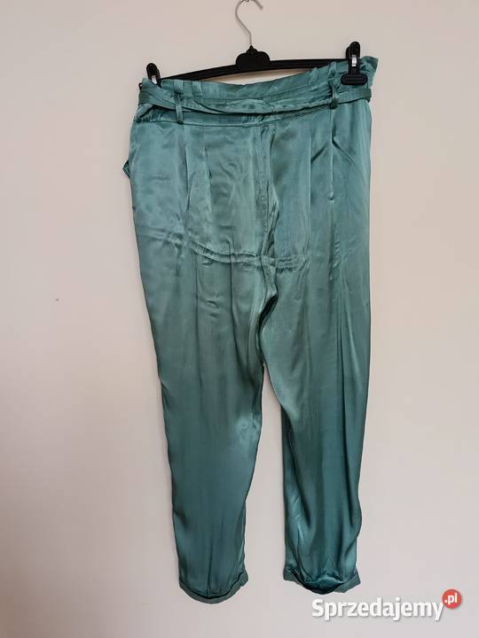 Eleganckie turkusowe spodnie Denim Hunter r 42 Spodnie Gdynia