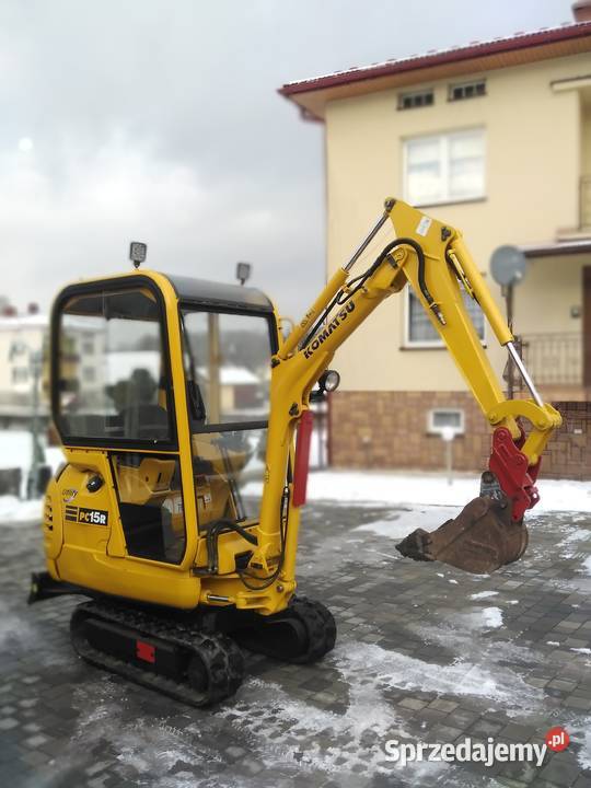 Minikoparka Komatsu pc 15 17t Średnia Wieś sprzedam