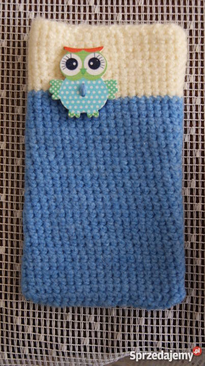 etui na telefon robione na szydełku