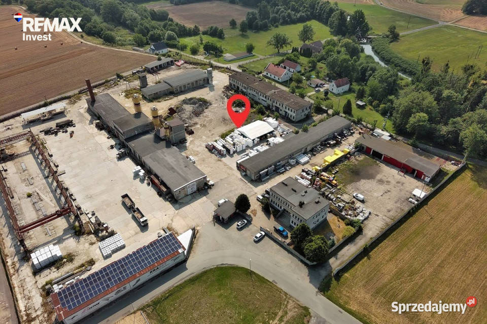 Teren inwestycyjny z dwoma magazynami Steblów