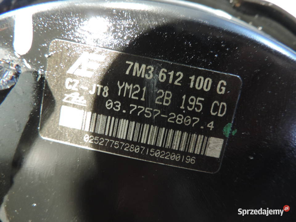 SHARAN GALAXY ALHAMBRA POMPA SERWO 7M3612100G