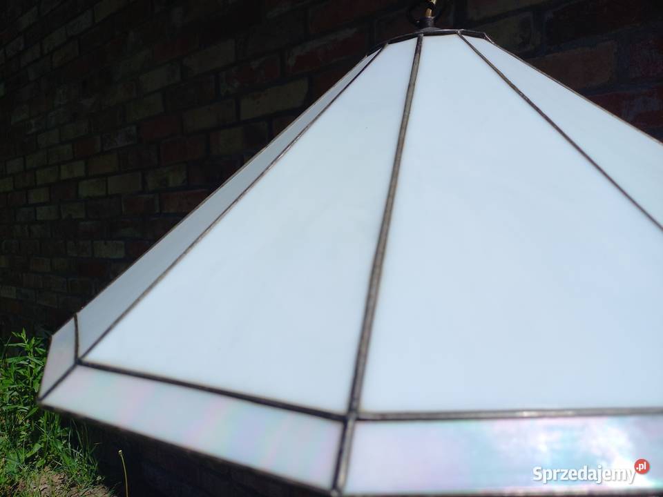 Żyrandol witrażowy duży Lampa wisząca 575 Lampy wiszące Gawroniec
