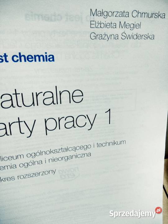 To jest chemia 1 rozszerzenie ćwiczenia szkolne Antykwariat Antykwariat mazowieckie Warszawa