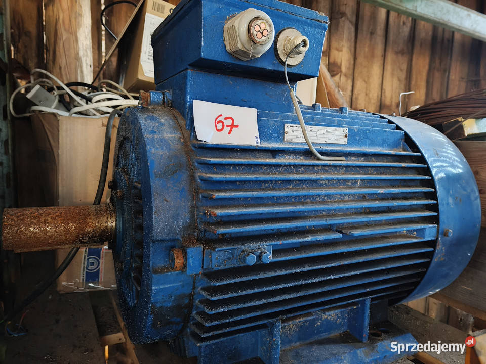 Silnik 3 fazowy GRUNDFOS 37kW 14701760 obrotów Włosty