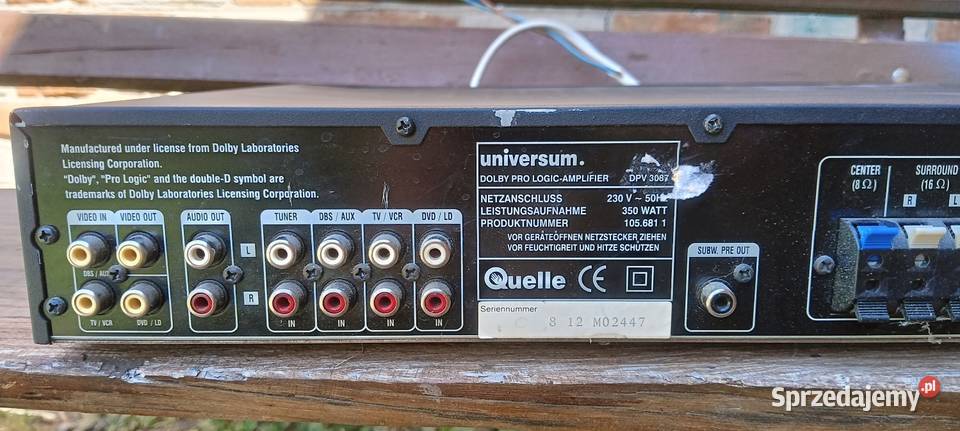 Wzmacniacz Universum DPV 3087 Dolby Pro Logic Zamość