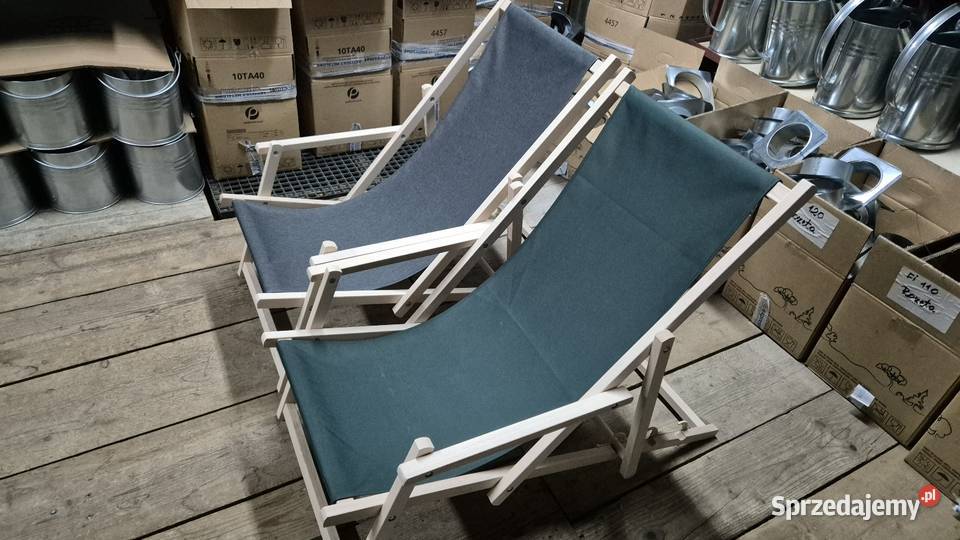 Leżak klasyczny POLSKI Leżak DREWNIANY plażowy Leżaki i leżanki Leżaki i leżanki Wadowice sprzedam