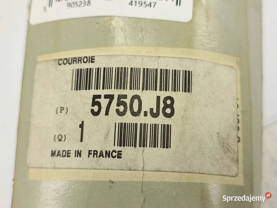 PASEK KLINOWY CITROEN BERLINGO B9 16 2008 NOWY Części samochodowe sprzedam