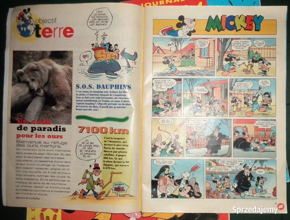3x Le journal de Mickey Kaczor Donald Duck Walt Europejskie Rzeszów sprzedam