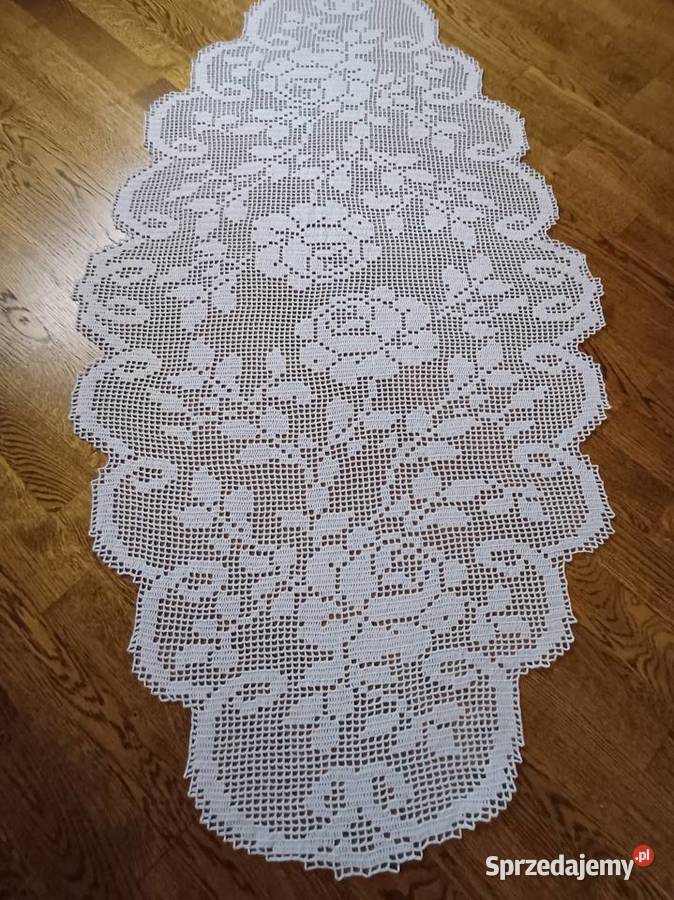 Bieżnik szydełkowy rękodzieło Częstochowa