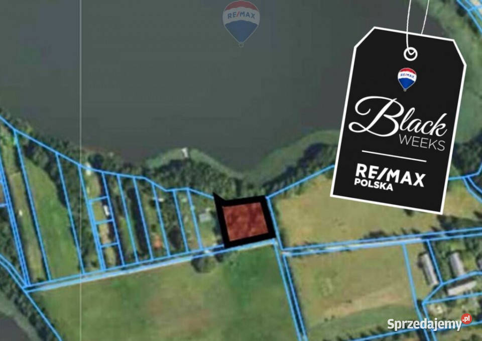 Działka z linią brzegową siedlisko z sadem i las Sprzedaż Stręgielek