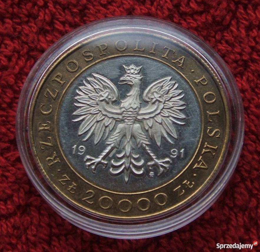 MONETA 20000 225 LAT MENNICY WARSZAWSKIEJ 1991 Katowice