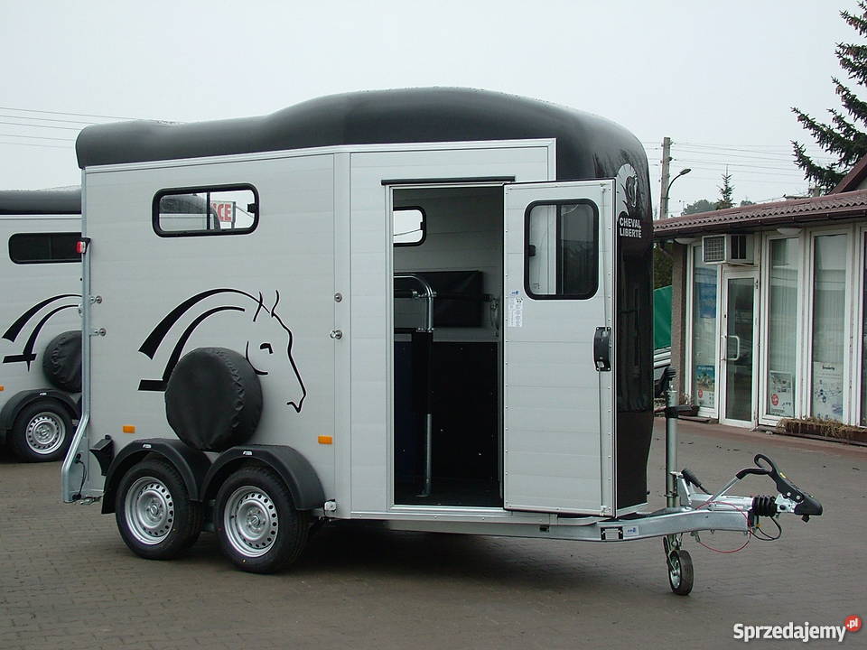 Przyczepa koni aluminiowa z siodlarnią Warszawa sprzedam