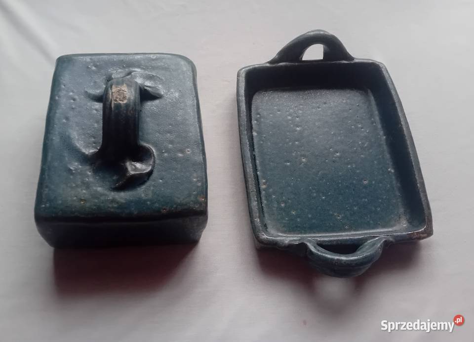 Kamionkowa maselnica Europa zachodnia druga Porcelana i szkło Koźminek sprzedam