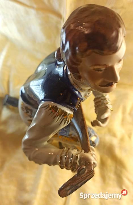 Porcelanowa Figurka Dikolenko KAWALER KLĘCZĄCYZ Bytom