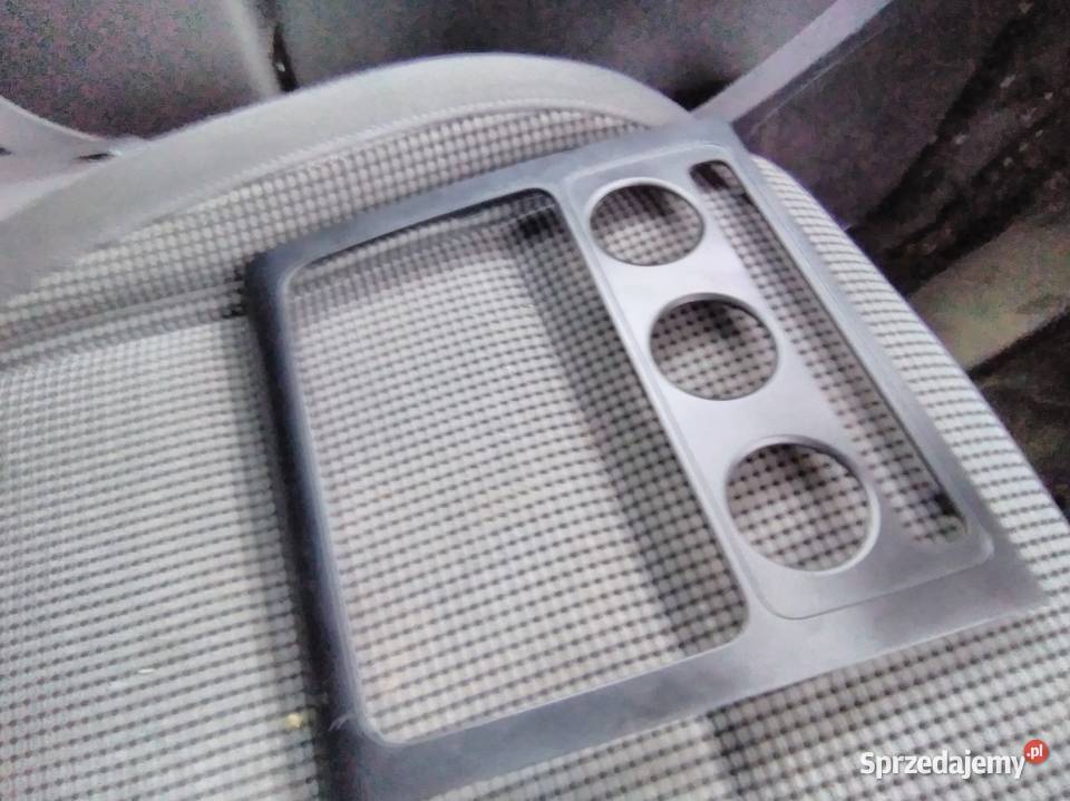 Panel Dual Climatronic ramka radia VW TOURAN Deski rozdzielcze, konsole