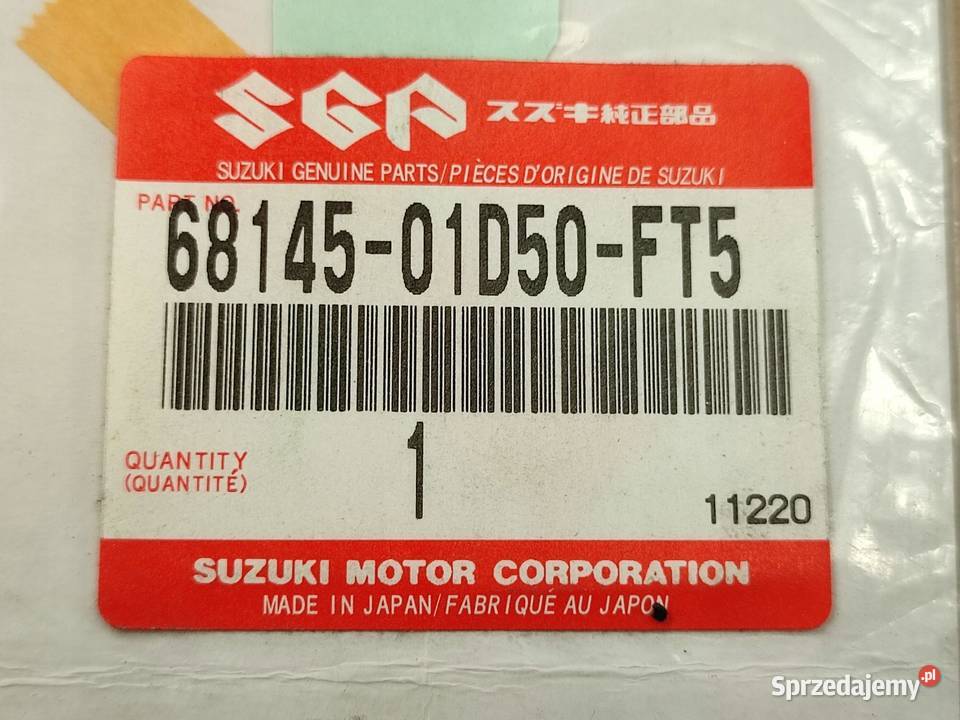 NAKLEJKA NA ZADUPEK LEWA STR SUZUKI GS500 sprzedam