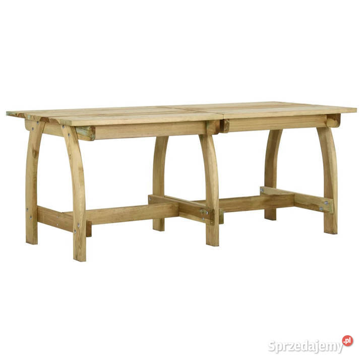 Stół ogrodowy 220x74x75 impregnowane drewno