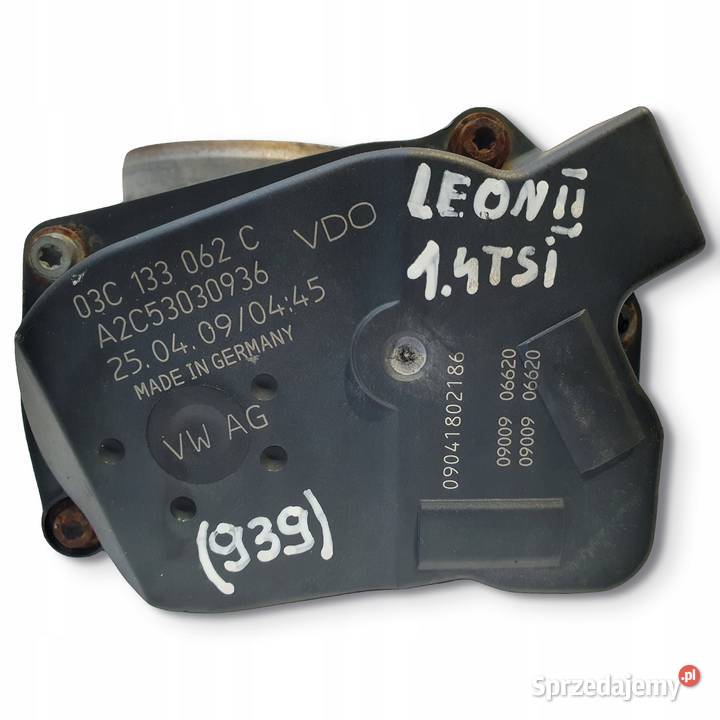 PRZEPUSTNICA Seat Leon II 14 TSI 03C133062C osobowe Chełm