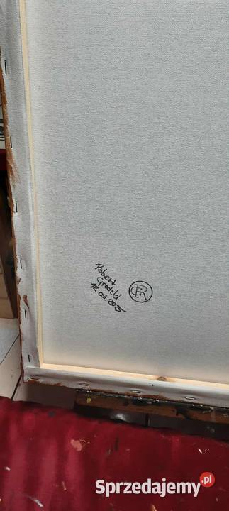 Obraz akryl sygnowany 22 Warszawa