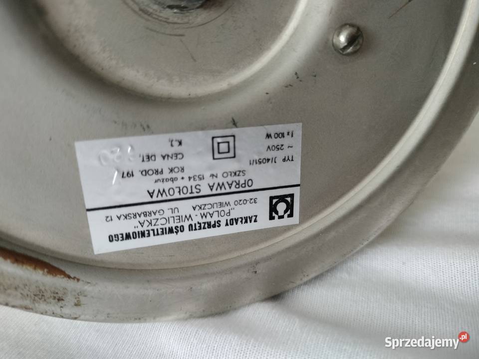 Lampa Polamszkloprl Oleśnica