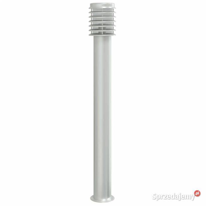 Lampy ogrodowe na słupku 3 srebrne 110 stal Warszawa sprzedam