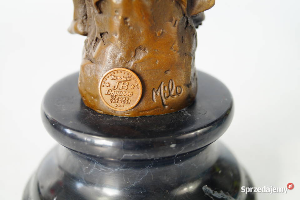 Figura z brązu grający amor putto rzeźba 4 Gizałki