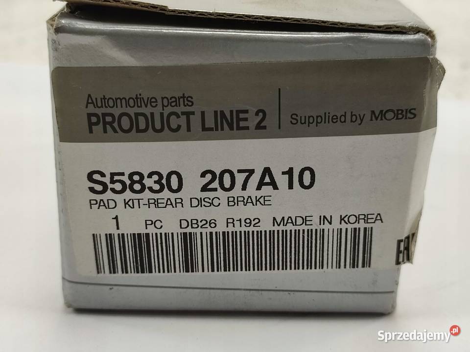 KLOCKI HAMULCOWE TYŁ KIA PICANTO I SA 20042011