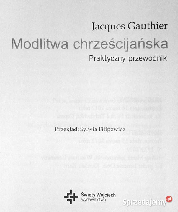 Modlitwa chrześcijańska Praktyczny przewodnik miękka Chełm