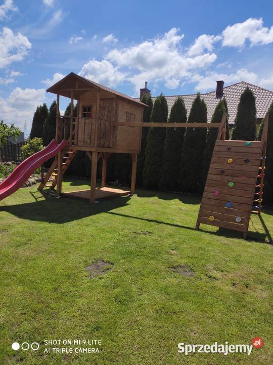 Domek dzieci plac zabaw ślizg 3 m Bliżyn