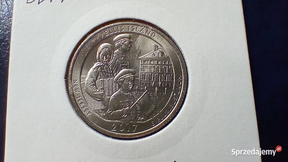 Stare monety 14 dolar 2017 D Wyspy Ellis USA Lesko