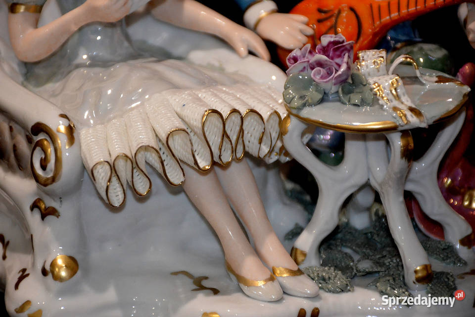 Porcelana Roceram Para muzykująca 3 serenada 25 wielkopolskie sprzedam