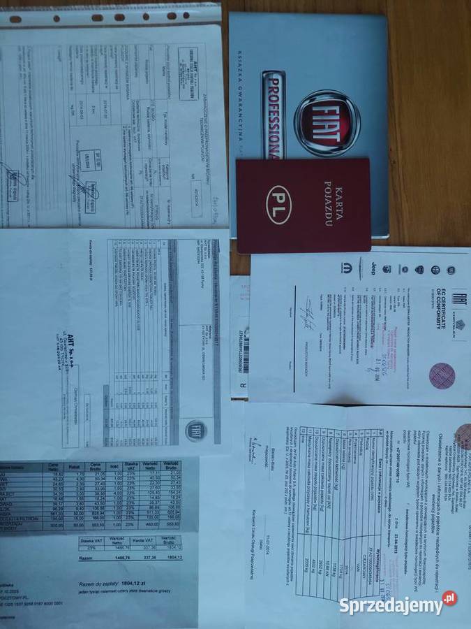 Fiat Scudo L2H1 Salon Polska klima super stan Rok produkcji 2014 mazowieckie