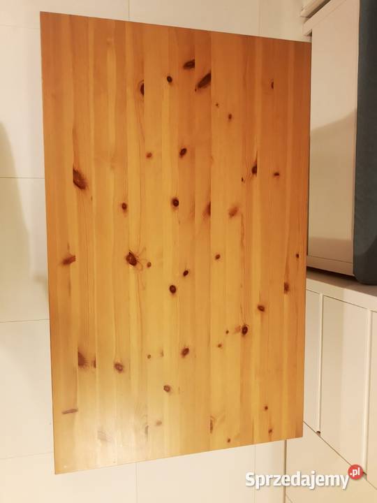 Stół drewniany blat białe nogi Warszawa