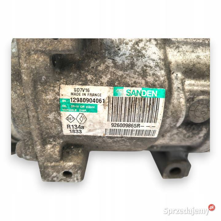 Sprężarka klimatyzacji Nissan Qashqai 15 dCi lubelskie Chełm
