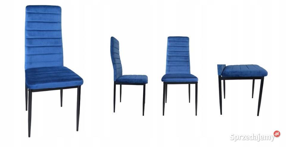 Krzesła z wyprofilowanym oparciem VELVET Bielsk Podlaski