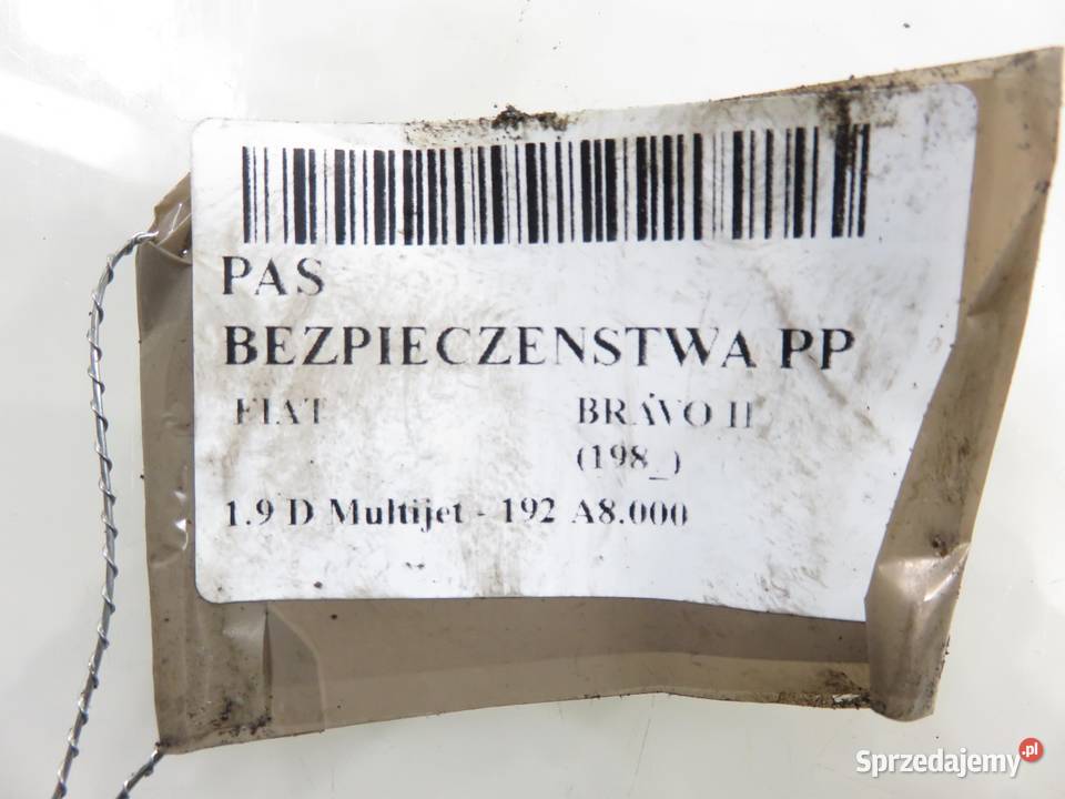 PAS PRAWY PRZEDNI FIAT BRAVO II 198 07353846530 sprzedam