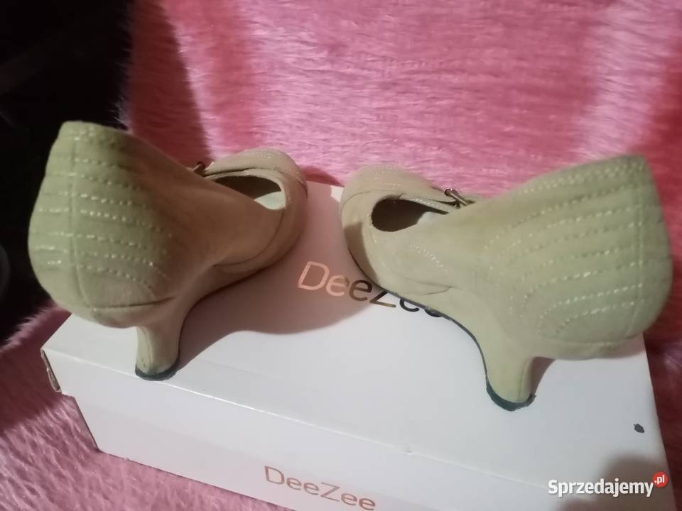 CellinaBalerinki czółenka na obcasieBeżSkóra lubelskie Świdnik