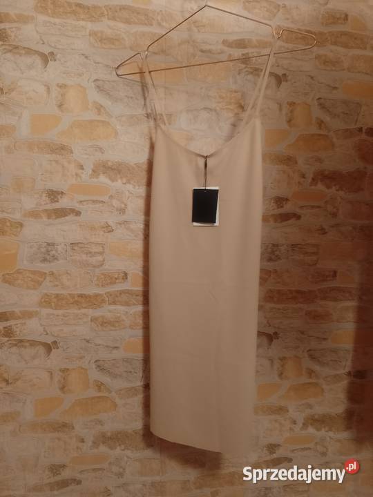 38M ZARA Ekskluzywna beżowa halka modelująca z